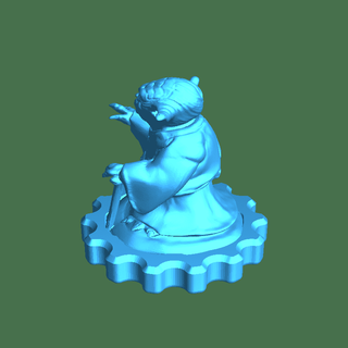 ender3pro supports extruder knob yoda degobah Fictional Characters 3d print model - Mito3D