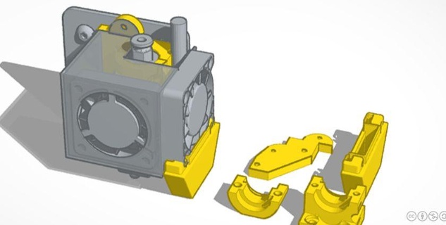 ender 3 e3d binmek makine ekipman 3d print model - Mito3D
