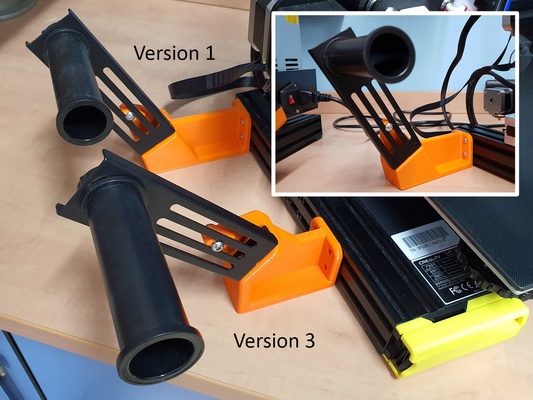 ender 3 pro montato bobina titolare supporto v3 3d modelli scarica creality nube 3d print model - Mito3D