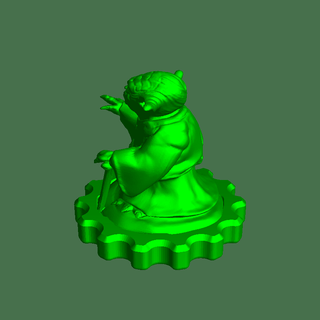 ender 3 baby yoda extruder knob 3d models download creality cloud fictional characters 3d print model - Mito3D