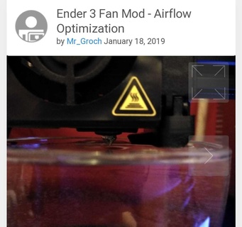 ender 3 fan mod - airflow optimization Printer Parts & Accessories 3d print model - Mito3D