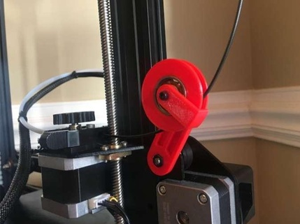 ender 3 filamento guía rail 3d print model - Mito3D