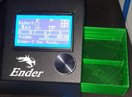 Ender 3 max Steuerung Panel Box Schublade Gadgets Elektronik 3d print model - Mito3D