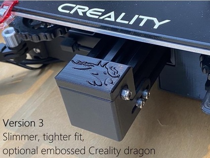 ender 3 pro rail cover updated to v3 by da syggy on thin 3d models download creality cloud 3d print model - Mito3D