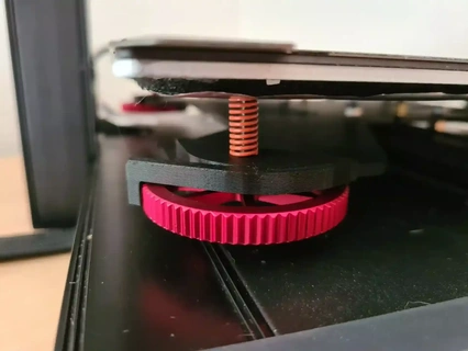 ender 3 s1 series bed leveling wheel clips 3D Printers Mod 3d print model - Mito3D