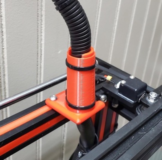 Ender 5 Profi Rückseite Kabel Unterstützung Drucker Teile Zubehör 3d print model - Mito3D