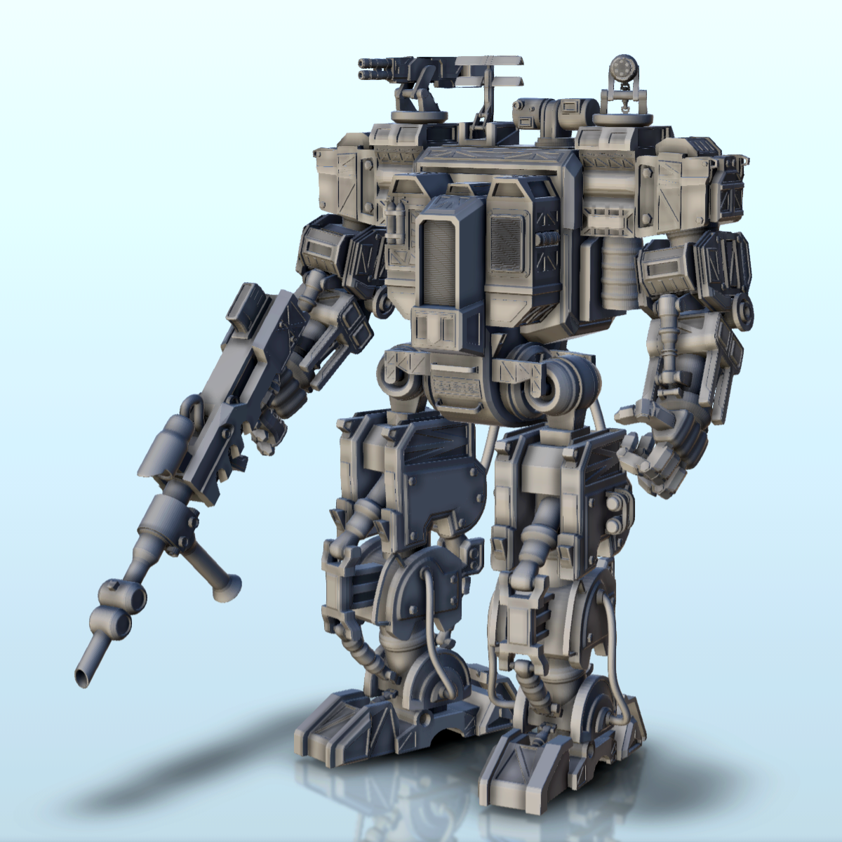 enós combate robot 11 sci fi Ciencias ficción futuro 40k robots 3D print model - Mito3D