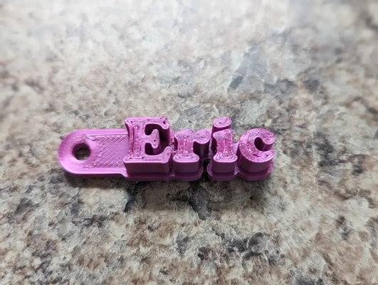 eric keychain 3d models download creality cloud 3d print model - Mito3D