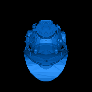 mergulhador 3d print model - Mito3D