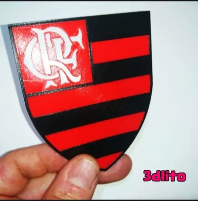 escudo do flamengo 3d modelle download realität wolke 3d print model - Mito3D