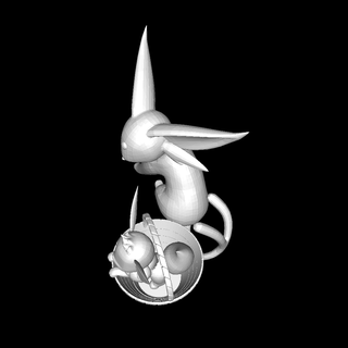 espeon eevee 3d Modelli Scarica creality nube personaggi 3d print model - Mito3D