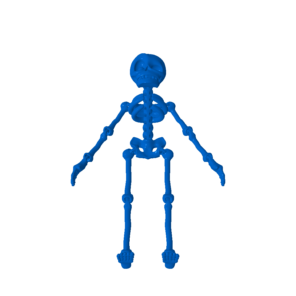 Skelett Spielzeuge Spiele 3D print model - Mito3D