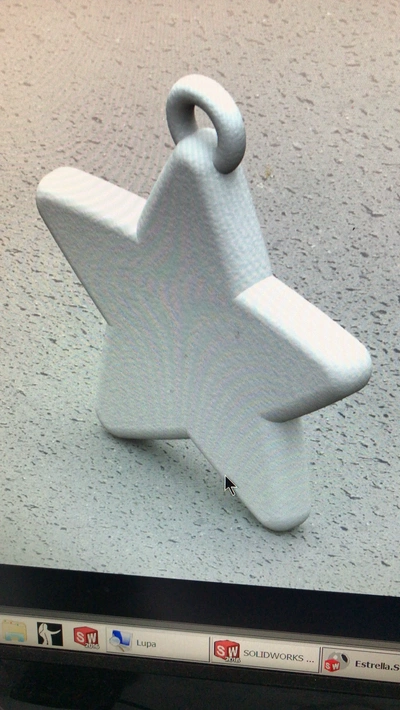 estrella colgante 3d modèles télécharger créalité nuage 3d print model - Mito3D