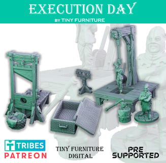 execution day Board Game 3d print model - Mito3D