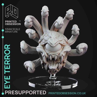 eye terror - pre supported 32mm scale Monsters 3d print model - Mito3D