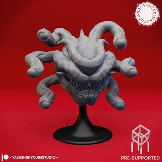 eye tyrant - tabletop miniature pre-supported stl Monsters 3d print model - Mito3D