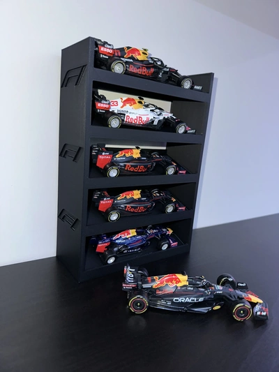 f1 cars supporter 3d modèles télécharger créalité nuage 3d print model - Mito3D