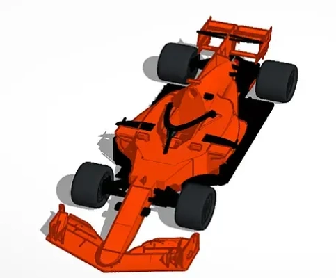 f1 macchina 3d modelli scarica creality nube 3d print model - Mito3D