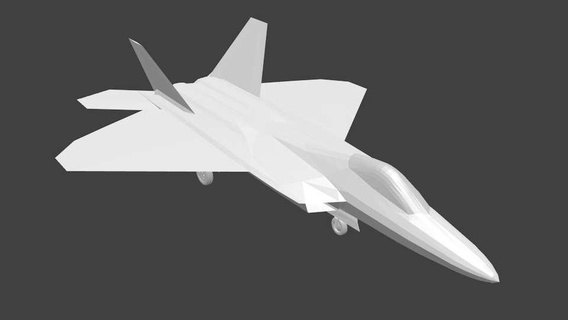 f22 rapace avions combat 3d print model - Mito3D