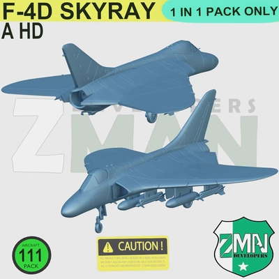 f4d skyray single asp b 3d models download creality cloud 3d print model - Mito3D