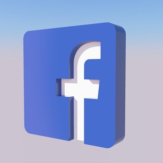 Facebook logo icona 3d print model - Mito3D