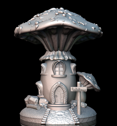 fairy house 3d models download creality cloud 3d print model - Mito3D