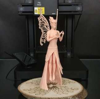 Fata Regina 3d Modelli Scarica creality nube personaggi 3d print model - Mito3D