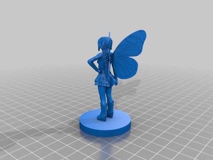 peri küçük 3d modeller indir Creality bulut karakterler 3d print model - Mito3D