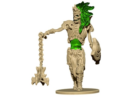 déchue Roi personnages 3d print model - Mito3D
