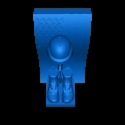 caduto soldato 3d modelli scarica creality nube 3d print model - Mito3D