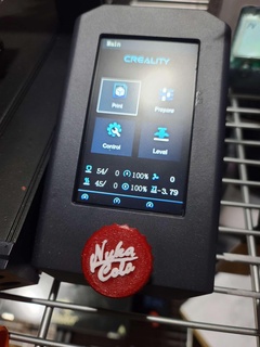 cair nuka Cola estriado botão ender 3 s1 max neo impressora partes acessórios 3d print model - Mito3D