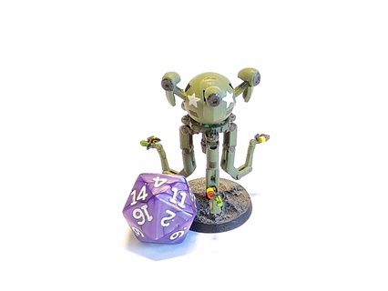 fallout robot inspired mr gutsy - 28mm miniature Board Game 3d print model - Mito3D
