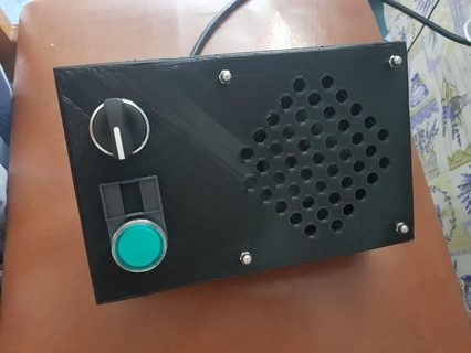 fan box 120 mm switch DIY 3d print model - Mito3D