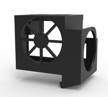 ventilador cobrir bainha 3d modelos baixar crialidade nuvem 3d print model - Mito3D