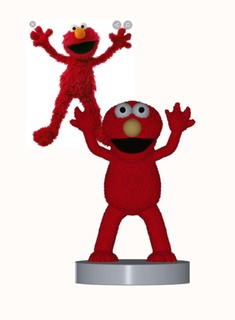hayran versiyon Elmo karakterler 3d print model - Mito3D