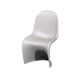 moda sandalye tasarım 2 z şekil mobilya 3d print model - Mito3D
