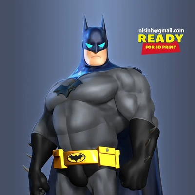 fat batman 3d models download creality cloud 3d print model - Mito3D