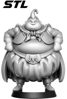 fat buu 3d modèles Télécharger créalité nuage personnages 3d print model - Mito3D