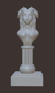 faune fille personnages 3d print model - Mito3D