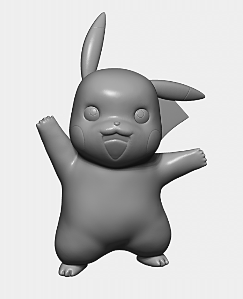 fdm Harz Drucker test pikachu Zeichen 3D print model - Mito3D