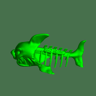 peur poisson mythes 3d print model - Mito3D