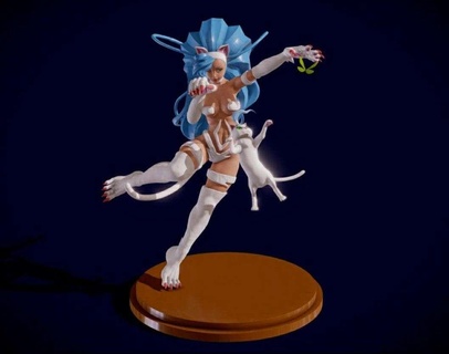 Felicia personnages 3d print model - Mito3D
