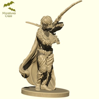 female knight - assassin Characters 3d print model - Mito3D