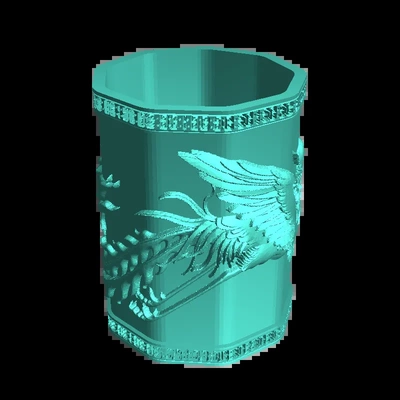 fenix 3d modelos descargar crealidad nube 3d print model - Mito3D