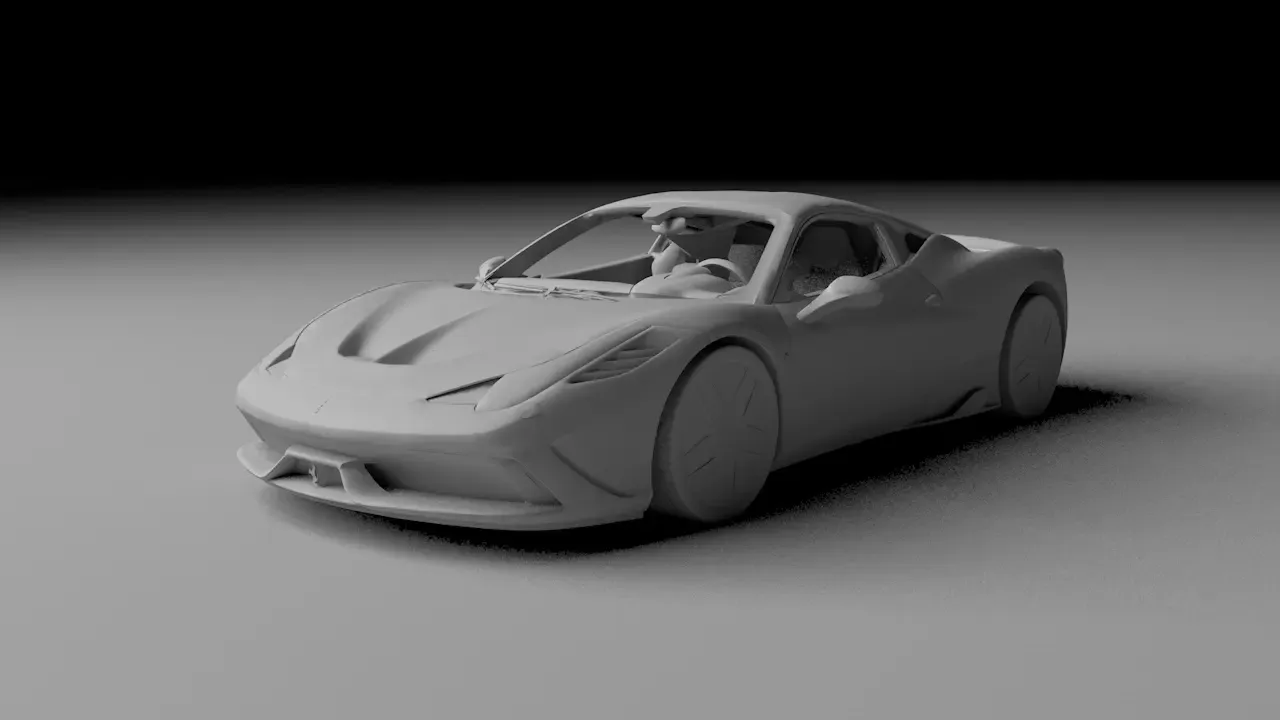 ferrari 3d modèles télécharger créalité nuage 3D print model - Mito3D