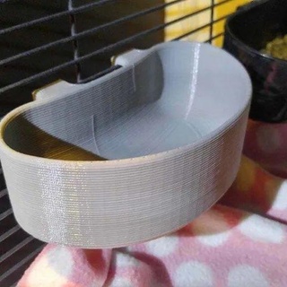 ferret water food bowl Household 3d print model - Mito3D
