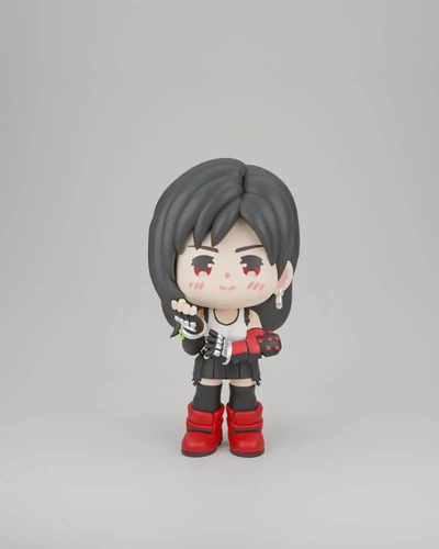 ffvii chibi tifa lockhart 3d modèles télécharger créalité nuage 3d print model - Mito3D