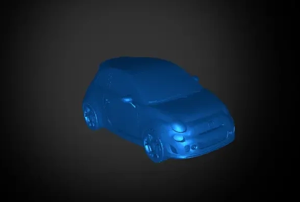 fiat 500 abarth 3d modelli scarica creality nube 3d print model - Mito3D