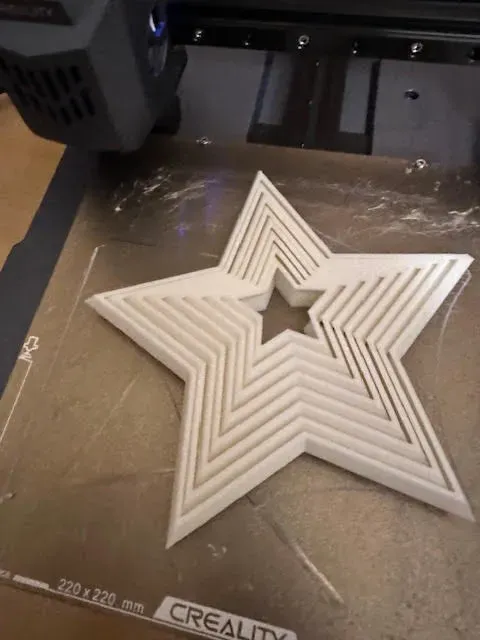 inquietação estrela modelo 3d modelos baixar crialidade nuvem 3D print model - Mito3D