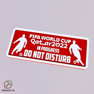 fifa world cup qatar 2022 progress plate Home Decor 3d print model - Mito3D